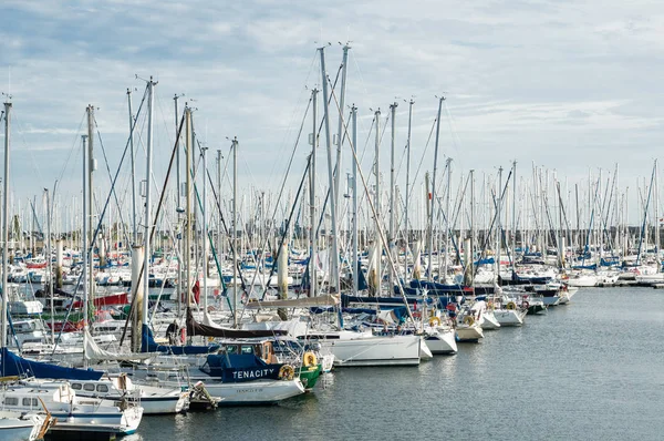 Cherbourg França Junho 2014 Iates Porto Cherbourg Esta Cidade Situa — Fotografia de Stock