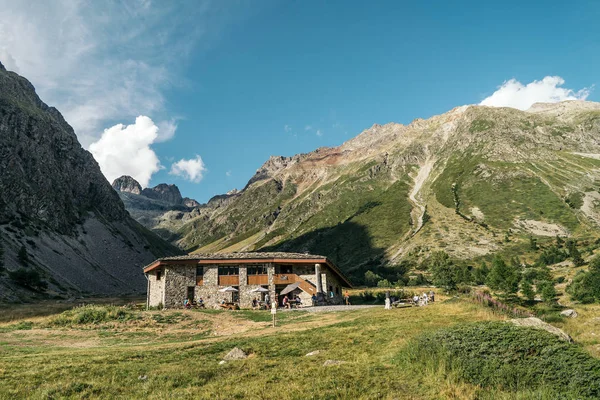 Refúgio Pre Chaumette Parque Nacional Ecrins Alpes França — Fotografia de Stock