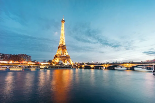 París Francia Diciembre 2016 Vista Panorámica Torre Eiffel Tour Eiffel —  Fotos de Stock