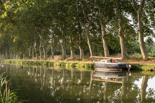 Canal Midi Godzinach Porannych Beziers Francji — Zdjęcie stockowe