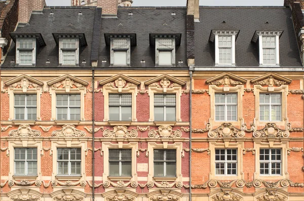 Fenster Flanderstil Lille Frankreich — Stockfoto