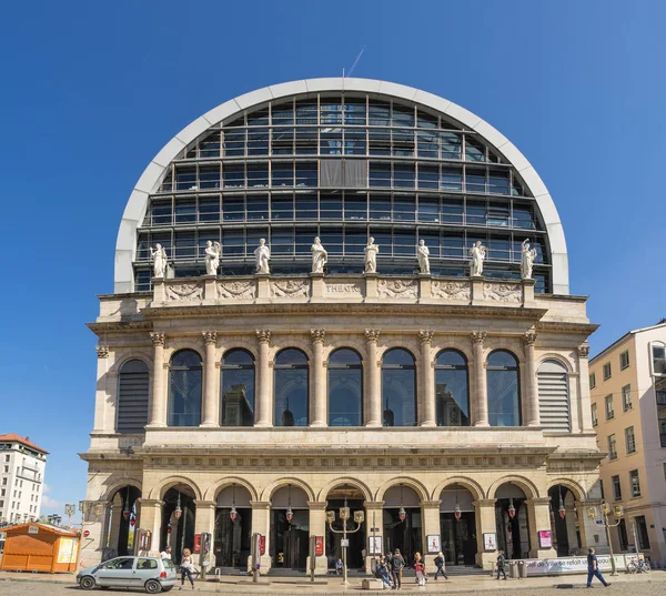 Lyon Francia Septiembre 2015 Nouvel Opera House Sede Ópera Nacional —  Fotos de Stock