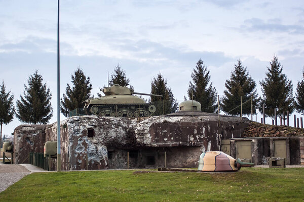 Casemate on the Maginot Line, Alsace, France