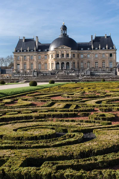 Chateau Vaux Vicomte Jardín Laberíntico —  Fotos de Stock