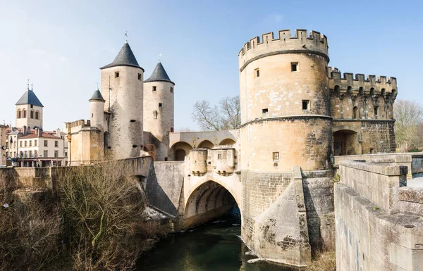 Porte des Allemands i Metz — Stockfoto