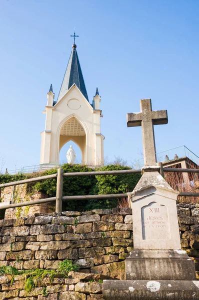 Chapelof Богоматері Ла Мотт — стокове фото