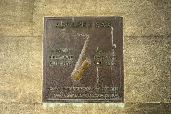 Paris Fransa Nisan 2016 Adolphe Sax Mezarı Montmartre Mezarlığı Antoine — Stok fotoğraf
