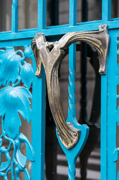 Art Nouveau Style Doorknob House Nancy France — Stock Photo, Image