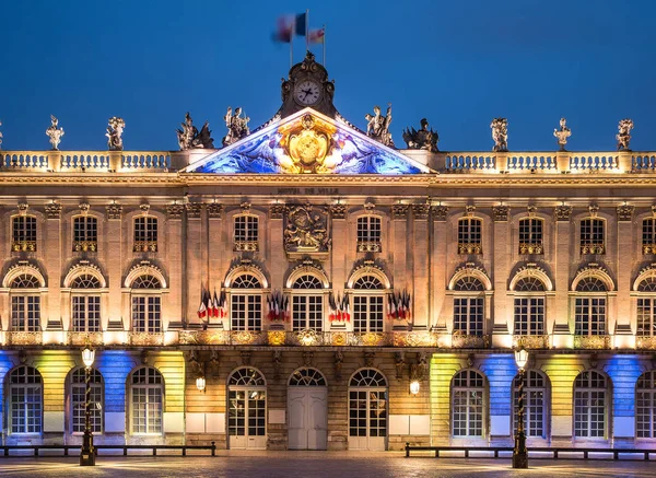 Het Herenhuis Place Stanislas Square Nancy Frankrijk Unesco World Heritage — Stockfoto