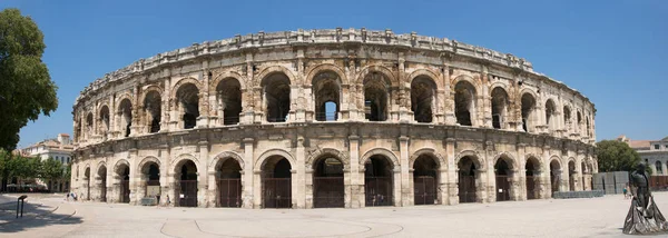 Anfiteatro Romano Antigo Nimes Francia — Fotografia de Stock