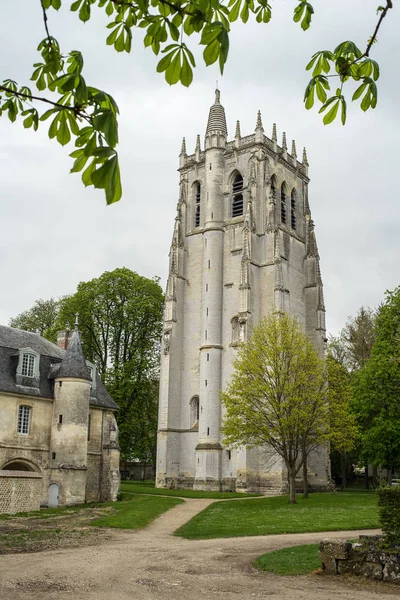 Bec Hellouin ノルマンディー フランスの修道院の塔 — ストック写真