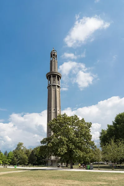 View Ancient Tower Park Royalty Free Stock Images