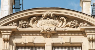 Üniversitesi Sorbonne, matematik binanın üst disiplin işareti