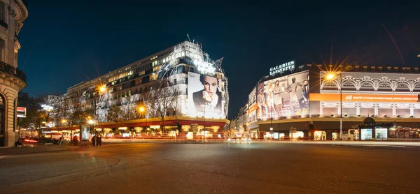 Palais Όπερα Garnier Εθνική Ακαδημία Της Μουσικής Σούρουπο Στο Παρίσι — Φωτογραφία Αρχείου