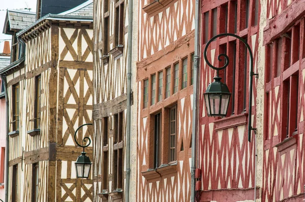 Houten Huizen Frame Het Oude Centrum Van Orleans Frankrijk — Stockfoto