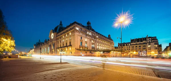 Paris Frankreich Dezember 2016 Orsay Museum Musee Orsay Bei Nacht — Stockfoto