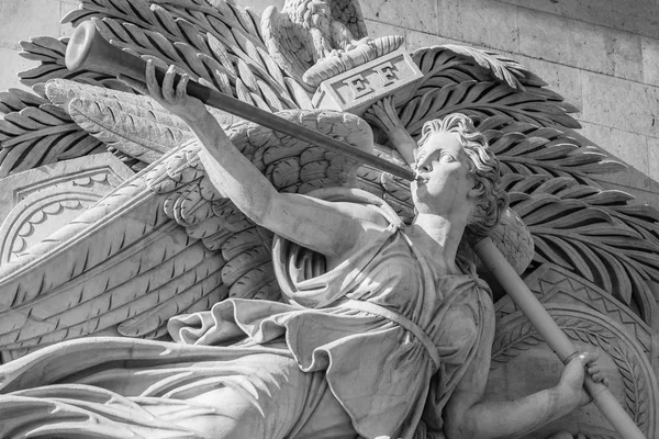Estatua Ángel Arco Del Triunfo París Francia — Foto de Stock
