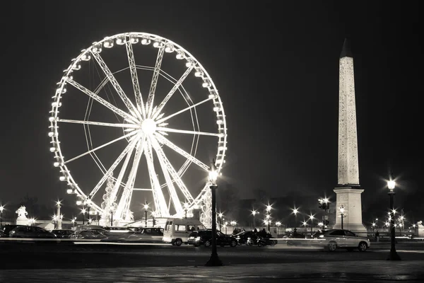 Ferris Wheel Concorde Square Christmas Time — Stock Photo, Image