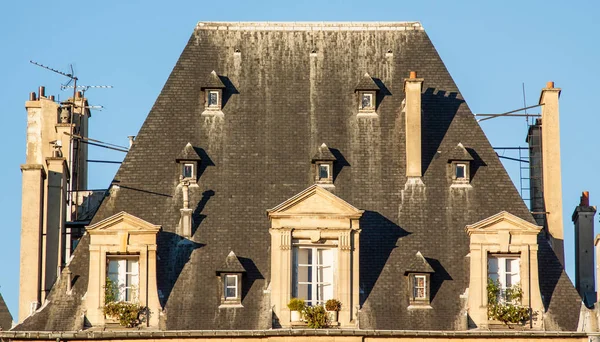 Parisian Mansard Roof Form Trapezium — Stock Photo, Image