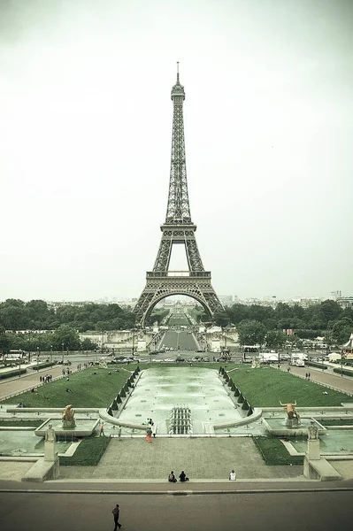 Wieża Eiffla Trocadero — Zdjęcie stockowe