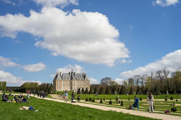 Франція Квітня 2016 Chateau Вирушати Державний Краєзнавчий Музей Місті Sceaux — стокове фото