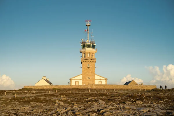 Torre Observação Costeira Pointe Raz Bretanha França — Fotografia de Stock