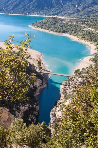 Lake Sainte Croix Gorges Verdon Alpes Haute Pro Vence Provence — Stock Photo, Image