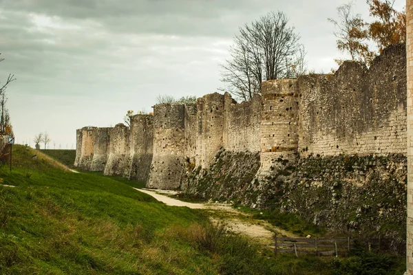 Średniowiecznych Murów Provins Francja — Zdjęcie stockowe