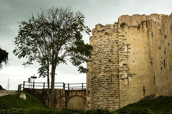 Středověké Městské Hradby Provins Francie — Stock fotografie