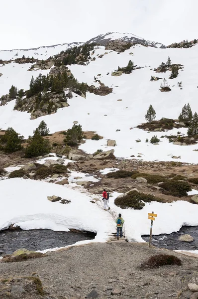 Paisagem Nos Pirinéus Sob Cume Pic Carlit França — Fotografia de Stock