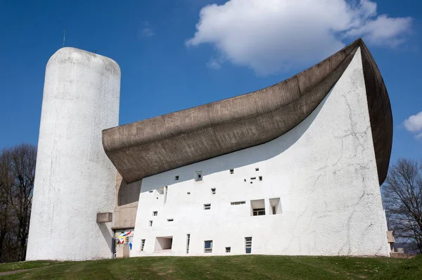 Notre Dame Haut Een Rooms Katholieke Kapel Ronchamp Frankrijk — Stockfoto