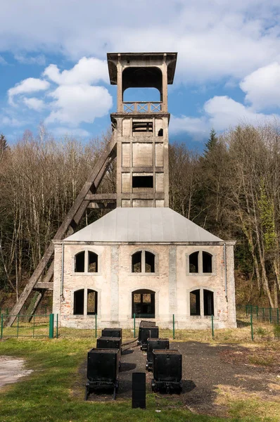 Sainte Marie Coal Mine Een Van Belangrijkste Steenkoolmijnen Van Ronchamp — Stockfoto