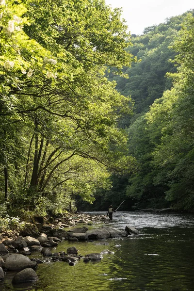 Sioule River Auvergne Frankrike — Stockfoto