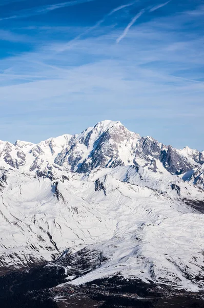 Aiguille Chardonnet Wschodzie Słońca Chamonix Mont Blanc Haute Savoie Owernia — Zdjęcie stockowe