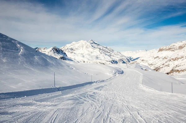 Piste Ski Val Isere Savoie França — Fotografia de Stock