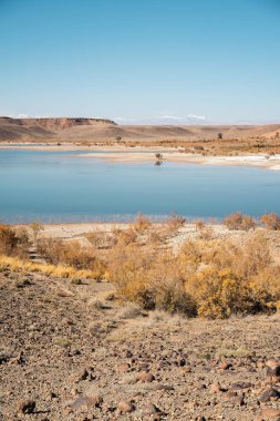 El Mansur Eddahbi baraj Ouarzazate, Fas yakınındaki oluşturduğu Gölü
