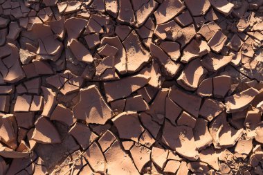 Desen kurutulmuş çamur, Ouarzazate, Fas