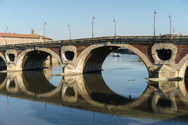 Pont Neuf Ponte Nova Moring Toulouse França — Fotografia de Stock