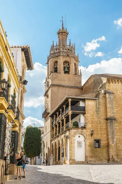 Ронда Испания Октября 2016 Церковь Санта Мария Майор Историческом Центре — стоковое фото
