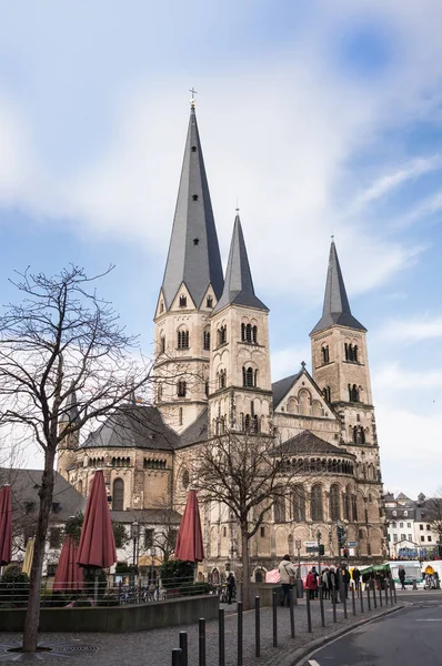 Bonni Minster Németország Egyik Legrégebbi Templom — Stock Fotó