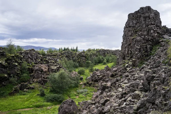 Національний Парк Thingvellir Ісландія — стокове фото