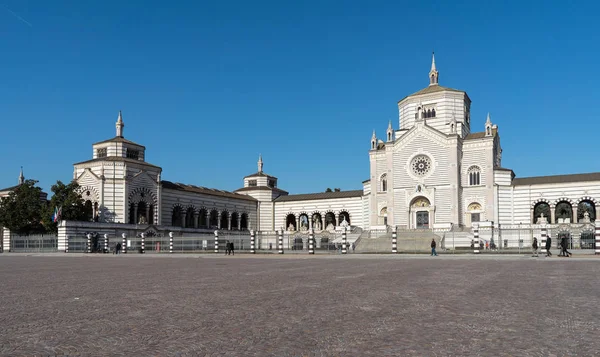Cimitero Monumentale Монументальним Кладовищі Одним Двох Найбільших Кладовищ Мілані Італія — стокове фото