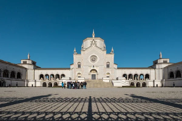 Cimitero Monumentale Монументальним Кладовищі Одним Двох Найбільших Кладовищ Мілані Італія — стокове фото