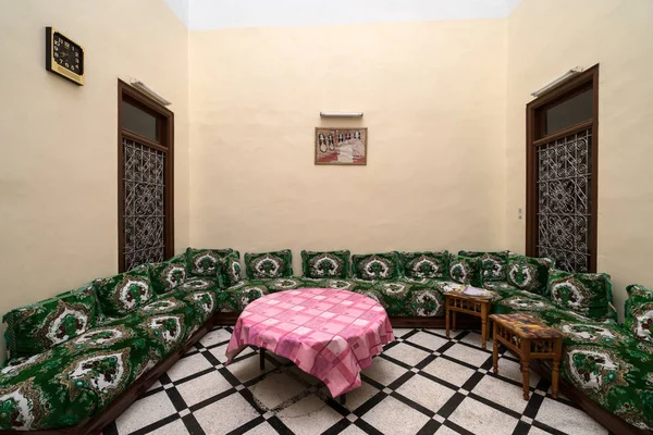 Fes Marruecos Enero 2017 Interior Casa Familiar Ordinaria — Foto de Stock