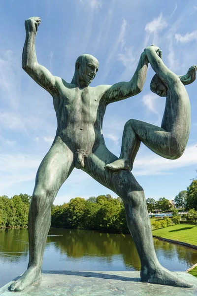Oslo Noruega Agosto 2015 Escultura Gustav Vigeland 1869 1943 Parque —  Fotos de Stock