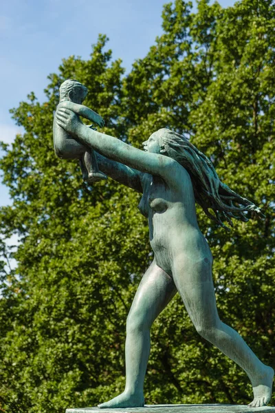 Oslo Noorwegen Augustus 2015 Sculptuur Van Gustav Vigeland 1869 1943 — Stockfoto