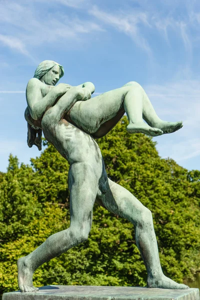 Oslo Noruega Agosto 2015 Escultura Gustav Vigeland 1869 1943 Parque — Fotografia de Stock