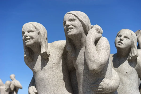 Oslo Noorwegen Augustus 2015 Sculptuur Van Gustav Vigeland 1869 1943 — Stockfoto