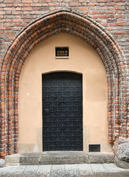 Vieille Porte Médiévale Varsovie Pologne — Photo