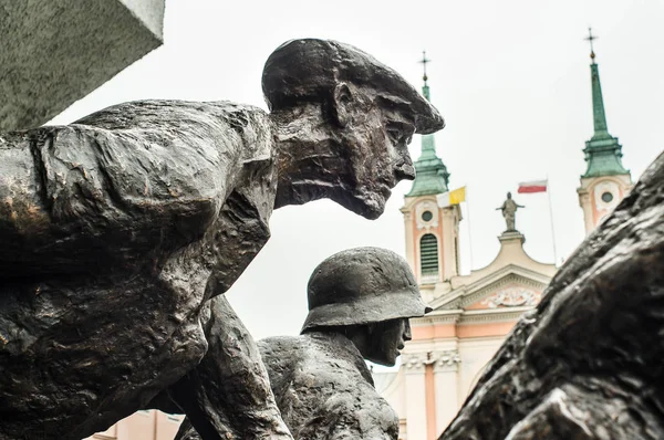 Warsaw Polen Januari 2015 Opstand Monument Warsaw Polen — Stockfoto